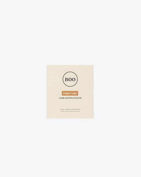 Product packaging with 'BOO' branding on a white background