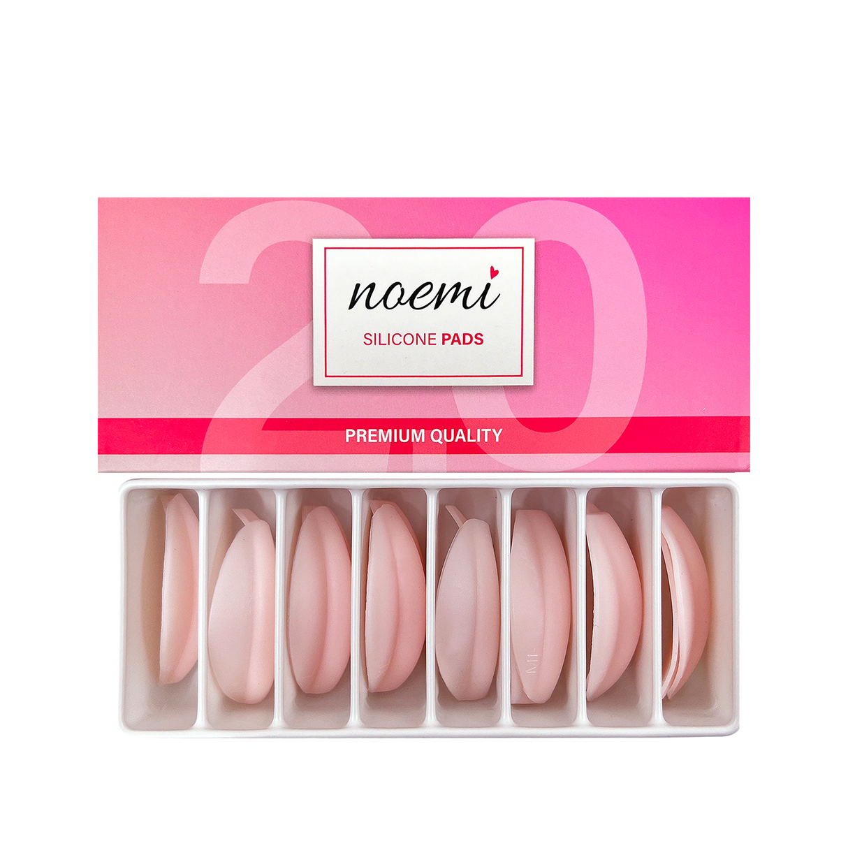 NOEMI - Silicone pads 2.0 - Premium 8 par, Norge, Norway, Brynslaminering, Vippeløft, Brow lamination, Lash lift, Vippeløftprodukter, Brynsprodukter, Bella Luxe, Bergen, Boo Beauty