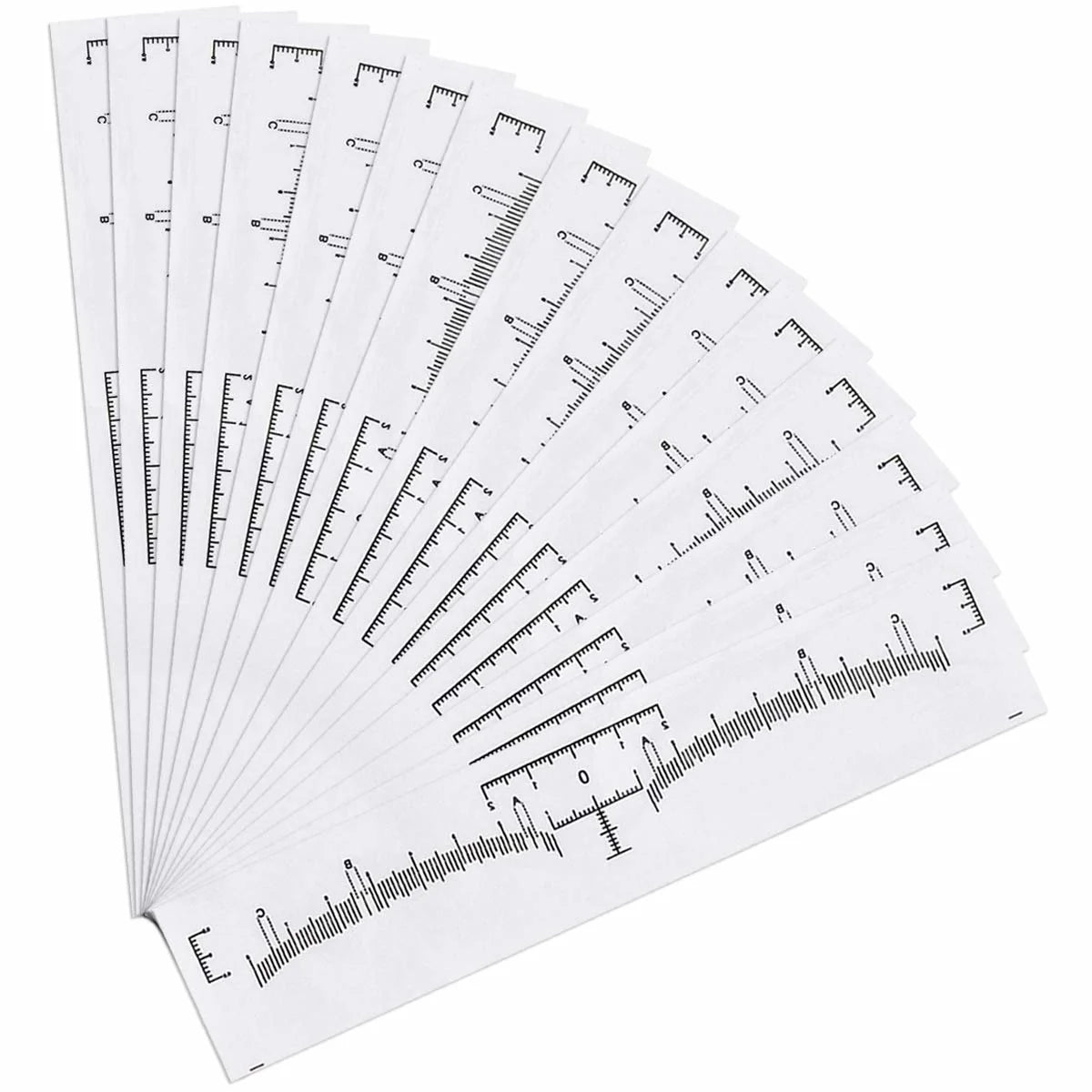 Disposable Brow Mapping Sticky Rulers