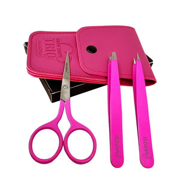 NOEMI - Trio (skrå + spiss + saks), Norge, Norway, Brynslaminering, Vippeløft, Brow lamination, Lash lift, Vippeløftprodukter, Brynsprodukter, Bella Luxe, Bergen, Boo Beauty