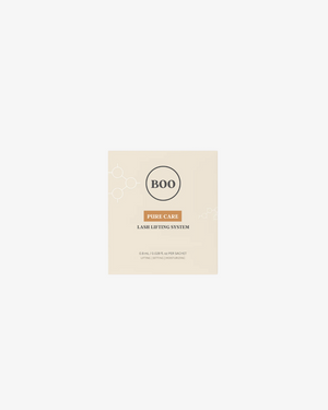 Product packaging with 'BOO' branding on a white background