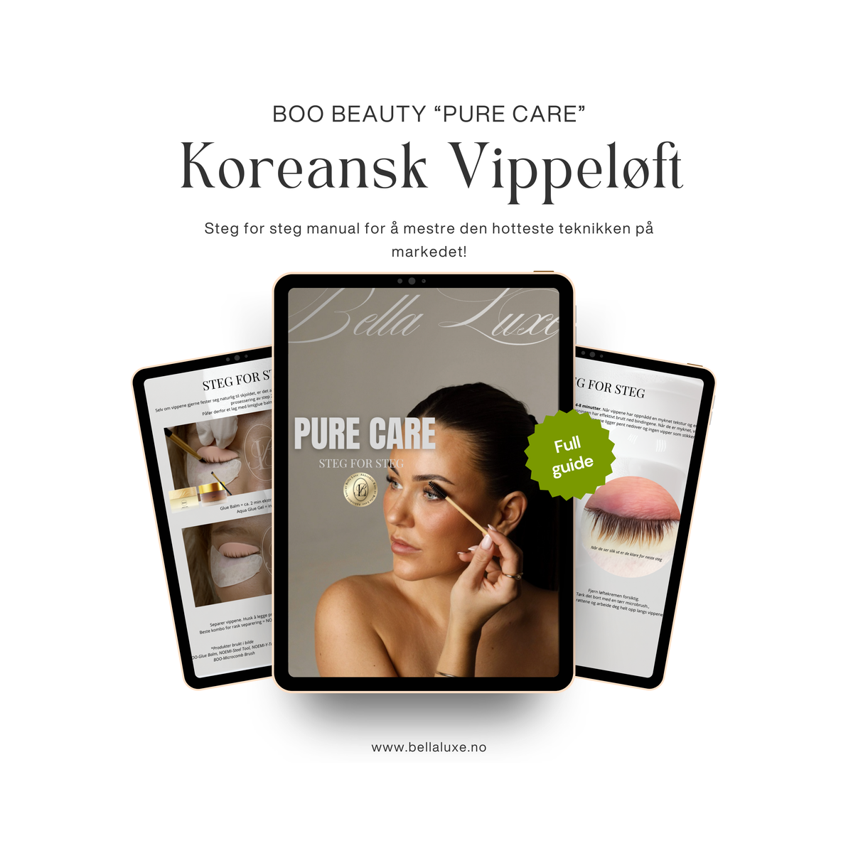 Koreansk Vippeløft – Komplett Steg-for-Steg Guide (Pure Care)