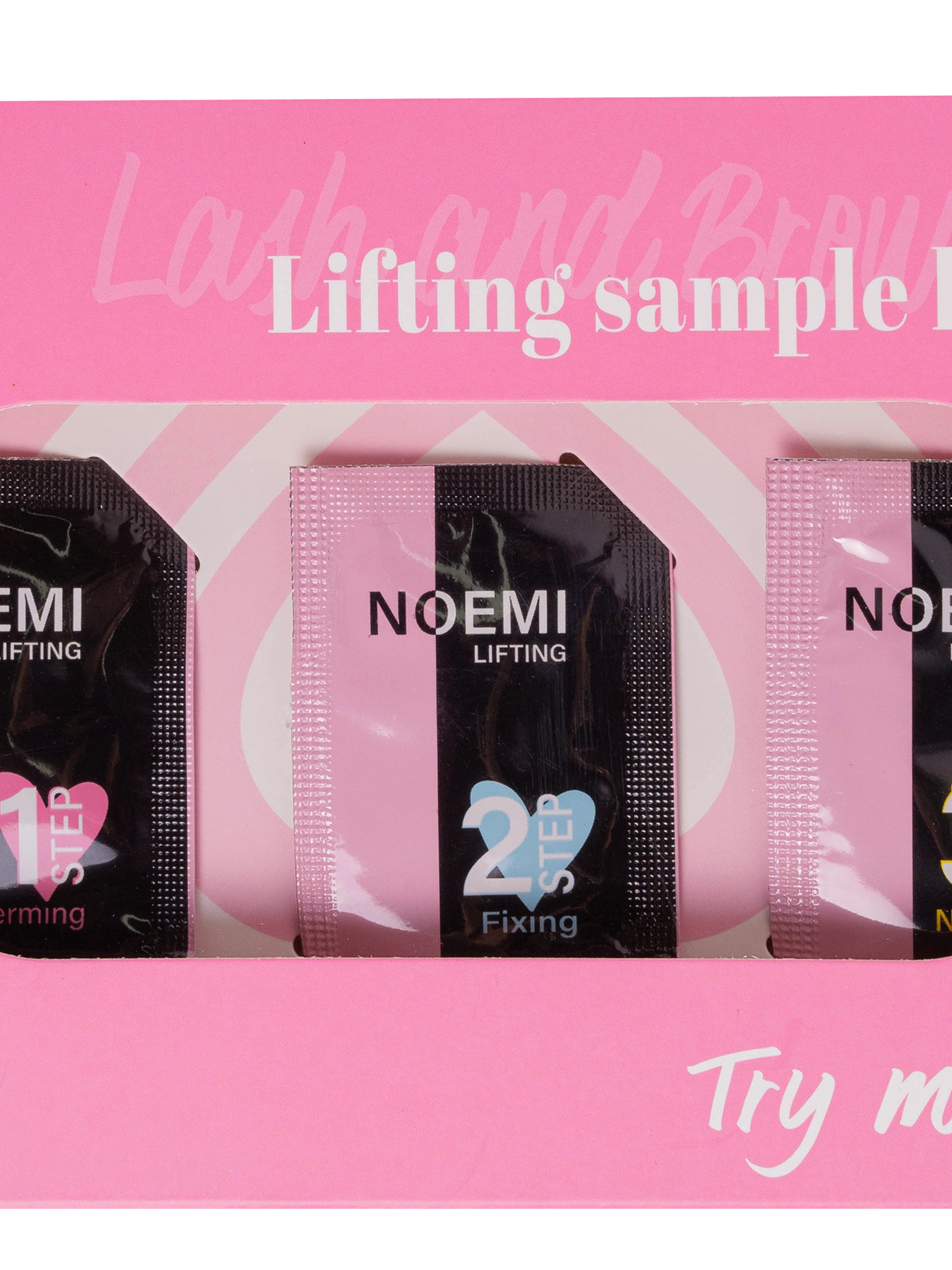 Noemi Lifting Sample Kit + Glue, Norge, Norway, Brynslaminering, Vippeløft, Brow lamination, Lash lift, Vippeløftprodukter, Brynsprodukter, Bella Luxe, Bergen, Boo Beauty