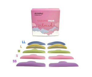 NOEMI - Silikonpads "Cloud" U-Curl - 5 par
