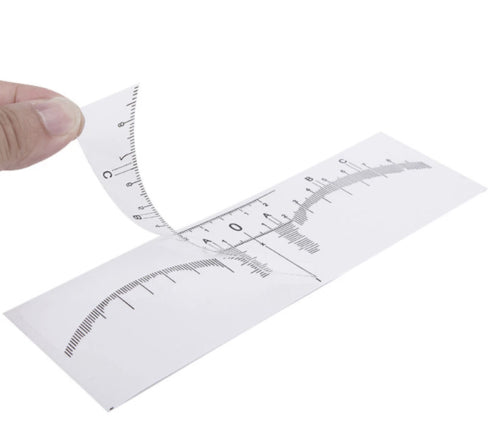 Disposable Brow Mapping Sticky Rulers