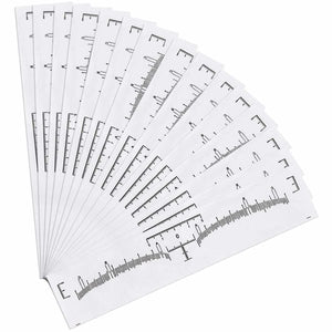 Disposable Brow Mapping Sticky Rulers