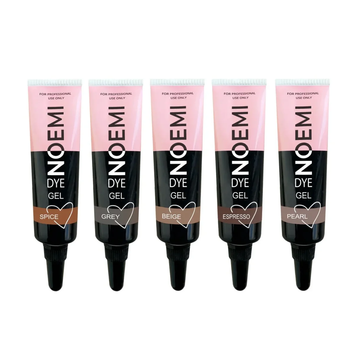 NOEMI - Gel Dye Kit (5 farger + 1 Gel Developer 3%) - Image 3